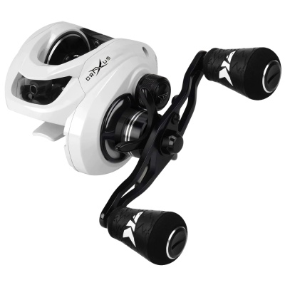 Reel KastKing Crixus Glacier White 7+1 Rulemanes 8kg 6.5:1