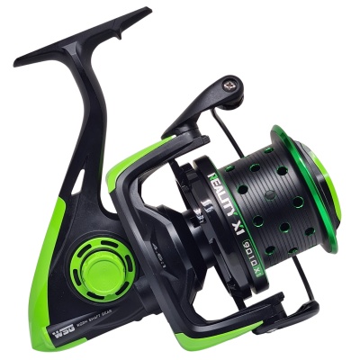 Reel Frontal Caster Reality 9010 X1 Mar Surf Casting 10 Rulemanes